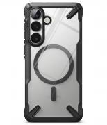 Carcasa Ringke Fusion X cu MagSafe compatibila cu Samsung Galaxy S26 Plus, Negru