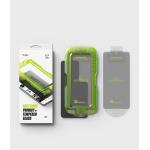 Set 2 folii sticla securizata Ringke Easy Slide Privacy, Kit montare inclus, compatibile cu Samsung Galaxy S26 Plus, Negru 8 - lerato.ro