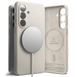 Carcasa Ringke Silicone cu MagSafe compatibila cu Samsung Galaxy S26, Stone 4 - lerato.ro