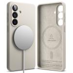 Carcasa Ringke Silicone cu MagSafe compatibila cu Samsung Galaxy S26, Stone 3 - lerato.ro