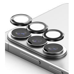 Set de 2 protectii camera foto Ringke Camera Frame Protector compatibila cu Samsung Galaxy S26 / S26 Plus, Negru
