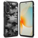 Carcasa Ringke Fusion X compatibila cu Samsung Galaxy A57 5G, Camo Black 3 - lerato.ro