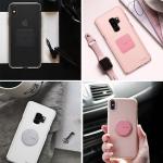 Kit placi magnetice universale Ringke pentru suport magnetic, Pad adeziv, 2 bucati, Roz 4 - lerato.ro