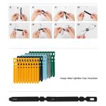 Set 50 organizatoare cabluri Ringke Magic Cable Tie, Velcro, 5 culori, Multicolor 8 - lerato.ro