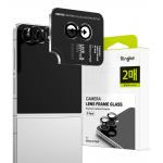 Set de 2 protectii camera foto Ringke Camera Frame Protector compatibile cu Samsung Galaxy Z Flip 8, Negru 2 - lerato.ro