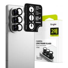 Set 2 folii protectie sticla securizata Ringke Camera Frame Protector compatibile cu Samsung Galaxy Z Fold 7 / 8 Ultra, Negru