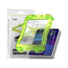 Set 2 folii sticla securizata Ringke Cover Display Pro, Kit montare inclus, compatibile cu Samsung Galaxy Z Flip 8, Transparent