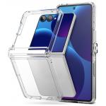 Carcasa Ringke Fusion Flap compatibila cu Samsung Galaxy Z Flip 8, Transparent 3 - lerato.ro