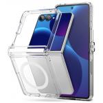 Carcasa Ringke Fusion Flap cu MagSafe compatibila cu Samsung Galaxy Z Flip 8, Transparent 3 - lerato.ro