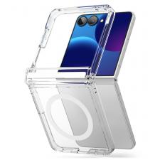 Carcasa Ringke Fusion Flap cu MagSafe compatibila cu Samsung Galaxy Z Flip 8, Transparent