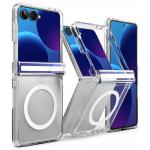 Carcasa Ringke Fusion Flap cu MagSafe compatibila cu Samsung Galaxy Z Flip 8, Transparent 5 - lerato.ro