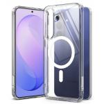 Carcasa Ringke Fusion cu MagSafe compatibila cu Samsung Galaxy S26 FE, Transparent 4 - lerato.ro