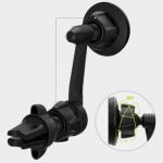 Suport auto Ringke Power Clip Wing, Air Vent Mount, Compatibil MagSafe, Rotire 360 grade, Negru 5 - lerato.ro