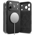 Husa Ringke Silicone cu MagSafe compatibila cu iPhone 18 Pro / 17 Pro, Negru 4 - lerato.ro