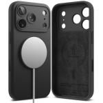 Husa Ringke Silicone cu MagSafe compatibila cu iPhone 18 Pro / 17 Pro, Negru 3 - lerato.ro