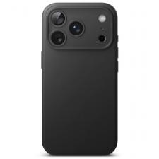 Huse si carcase iPhone 18 Pro, Husa Ringke Silicone cu MagSafe compatibila cu iPhone 18 Pro / 17 Pro, Negru, lerato.ro