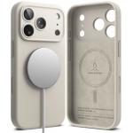 Husa Ringke Silicone cu MagSafe compatibila cu iPhone 18 Pro / 17 Pro, Stone 3 - lerato.ro