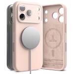 Husa Ringke Silicone cu MagSafe compatibila cu iPhone 18 Pro / 17 Pro, Roz 4 - lerato.ro