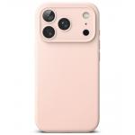 Husa Ringke Silicone cu MagSafe compatibila cu iPhone 18 Pro / 17 Pro, Roz 2 - lerato.ro