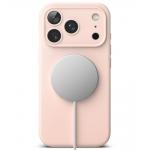 Husa Ringke Silicone cu MagSafe compatibila cu iPhone 18 Pro / 17 Pro, Roz 5 - lerato.ro