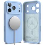 Husa Ringke Silicone cu MagSafe compatibila cu iPhone 18 Pro / 17 Pro, Albastru 3 - lerato.ro