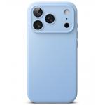 Husa Ringke Silicone cu MagSafe compatibila cu iPhone 18 Pro / 17 Pro, Albastru 2 - lerato.ro