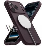 Husa Ringke Silicone cu MagSafe compatibila cu iPhone 18 Pro / 17 Pro, Burgundy 6 - lerato.ro