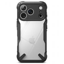 Huse si carcase iPhone 18 Pro Max, Husa Ringke Fusion X compatibila cu iPhone 18 Pro Max / 17 Pro Max, Negru / Transparent, lerato.ro