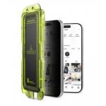 Set 2 folii sticla securizata Ringke Easy Slide Privacy, Kit montare inclus, compatibile cu iPhone 18 Pro Max, Negru 3 - lerato.ro