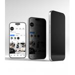 Set 2 folii sticla securizata Ringke Easy Slide Privacy, Kit montare inclus, compatibile cu iPhone 18 Pro Max, Negru 4 - lerato.ro