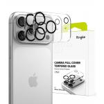 Protectie sticla securizata camera foto Ringke Camera Full Cover compatibila cu iPhone 18 Pro Max, Negru 2 - lerato.ro
