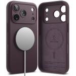 Husa Ringke Silicone cu MagSafe compatibila cu iPhone 18 Pro Max / 17 Pro Max, Burgundy 3 - lerato.ro