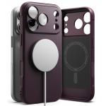 Husa Ringke Onyx cu MagSafe compatibila cu iPhone 17 Pro Max / 18 Pro Max, Burgundy 4 - lerato.ro