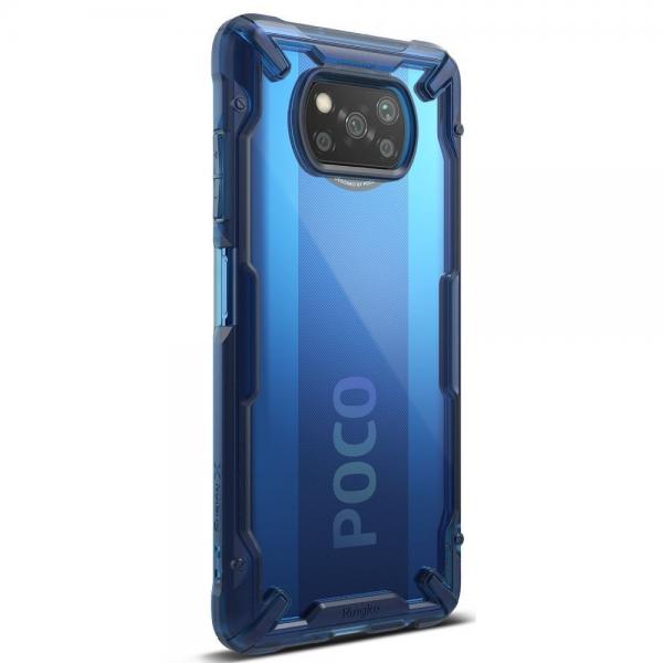 Carcasa Ringke Fusion X Xiaomi Poco X3 NFC/X3 Pro Space Blue 1 - lerato.ro