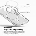 Carcasa Ringke Fusion Magnetic MagSafe compatibila cu iPhone 12 Pro Max Matte Clear