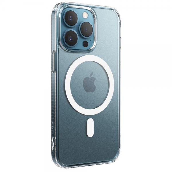 Carcasa Ringke Fusion Magnetic MagSafe compatibila cu iPhone 13 Pro Max Matte Clear 1 - lerato.ro