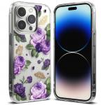 Carcasa Ringke Fusion compatibila cu iPhone 14 Pro Max Purple Rose 10 - lerato.ro