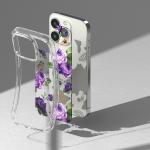 Carcasa Ringke Fusion compatibila cu iPhone 14 Pro Max Purple Rose 6 - lerato.ro
