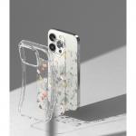Carcasa Ringke Fusion compatibila cu iPhone 14 Pro Dry Flowers