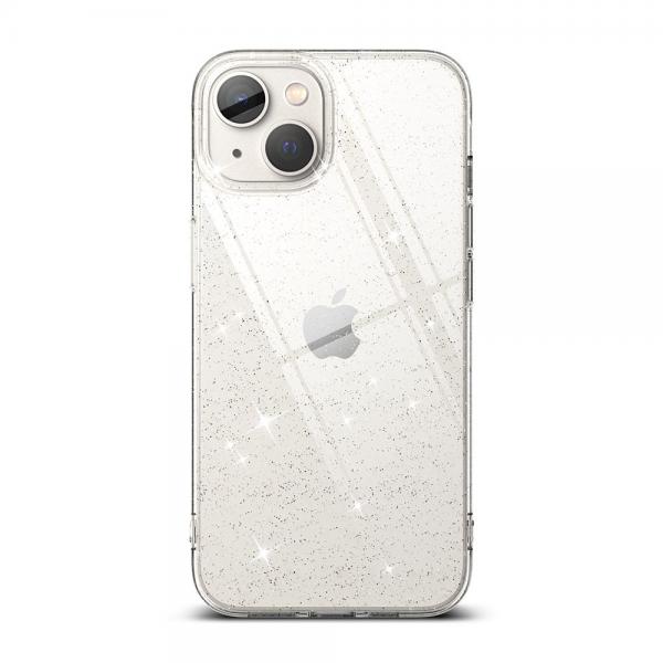 Carcasa Ringke Air compatibila cu iPhone 14 Glitter Clear 1 - lerato.ro