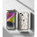 Carcasa Ringke Fusion compatibila cu iPhone 14 Dry Flowers