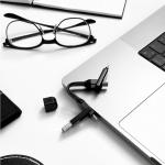 Cablu pentru incarcare si transfer de date Rolling Square inCharge X, USB-C/USB-A la USB-C/Lightning/Micro-USB, 100W, 480Mbps, 14.5cm, Negru 11 - lerato.ro