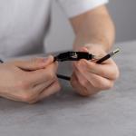 Cablu pentru incarcare si transfer de date Rolling Square inCharge XL, USB-C/USB-A la USB-C/Lightning/Micro-USB, 100W, 480Mbps, 3m, Negru 10 - lerato.ro