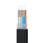 Cablu pentru incarcare si transfer de date Rolling Square inCharge XL, USB-C / USB-A  la USB-C/Lightning/Micro-USB, 100W, 480Mbps, 2m, Negru 6 - lerato.ro