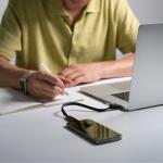 Cablu pentru incarcare si transfer de date Rolling Square inCharge XL, USB-C/USB-A la USB-C/Lightning/Micro-USB, 100W, 480Mbps, 30cm, Negru 10 - lerato.ro