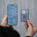 Dispozitiv anti pierdere tip card Rolling Square AirCard Pro Dual, Bluetooth, Baterie 220mAh reincarcabila, Compatibil cu Apple Find My / Android Find Hub, Gri 10 - lerato.ro