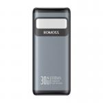 Baterie externa portabila Romoss PMT30, 30000 mAh, 30W, USB/USB-C, Negru 2 - lerato.ro