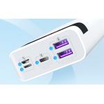 Baterie externa portabila Romoss Sense6PS Pro, 20000 mAh, afisaj digital, 30W, 2x USB, 1x USB-C, Alb 7 - lerato.ro