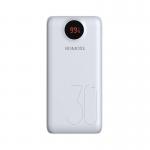 Baterie externa portabila Romoss SW30, 30000 mAh, afisaj digital, 30W, QC, 2x USB, 1x USB-C, Alb 2 - lerato.ro