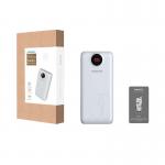 Baterie externa portabila Romoss SW30, 30000 mAh, afisaj digital, 30W, QC, 2x USB, 1x USB-C, Alb 12 - lerato.ro